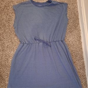Target A New Day Blue and White Stripe Dress size 1X plus